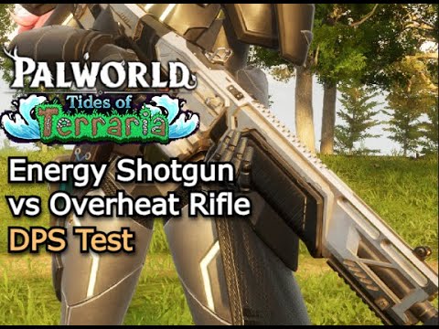 Energy Shotgun vs Overheat Rifle DPS Test - Palworld Tides of Terraria
