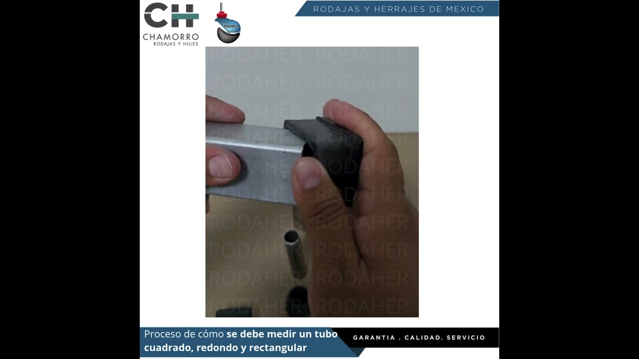 Video de Regatón Cuadrado de Hule de 2"