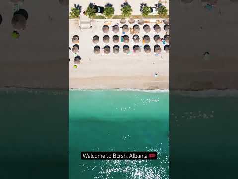 Borsh from above in #Albania. #beachlife #djimavicair2 #albaniantrip #balkantrip #borsh