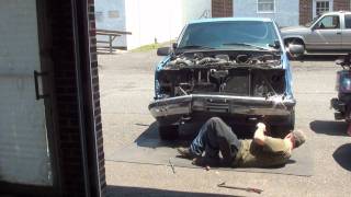 GMC 1500 front end collision repair