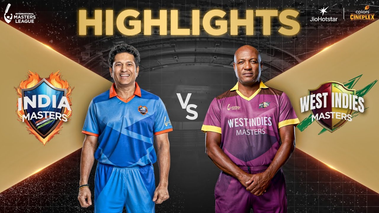 India VS West Indies | Highlights | International Masters League | Colors Cineplex