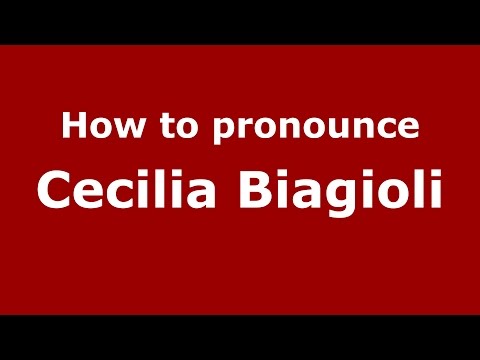 How to pronounce Cecilia Biagioli (Spanish/Argentina) - PronounceNames.com