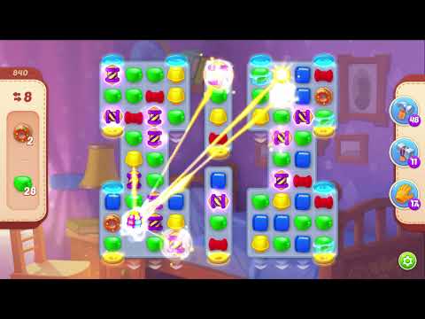 Homescapes 840 Level - 18 moves - NO BooSTERS