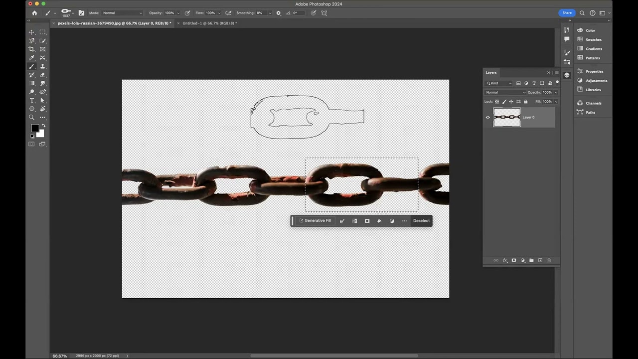 Chain Brush - Adobe Photoshop