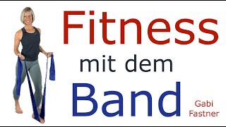 🖲️ 37 min. Fitness mit dem Gymnastik-Band, intensives Ganzkörpertraining mit ela