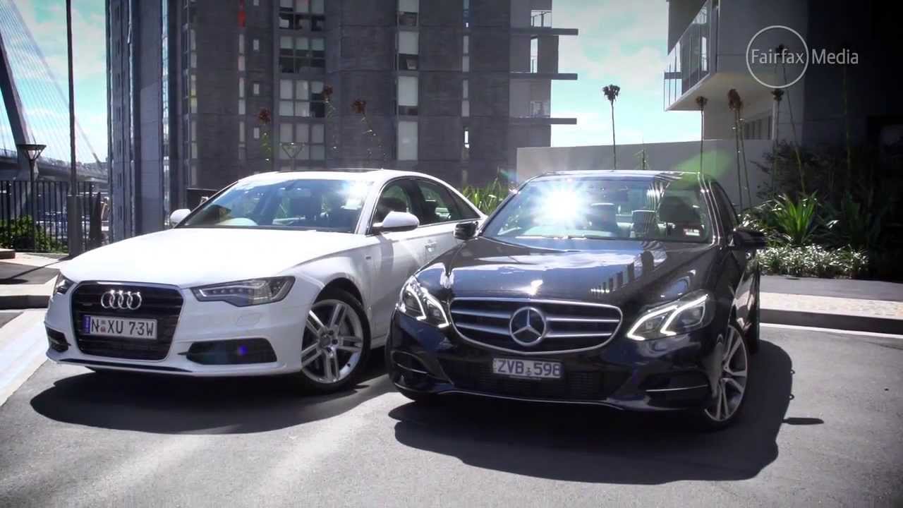 Audi A6 3.0 TDI v Mercedes-Benz E300 Bluetec Hybrid | Luxury | Drive.com.au