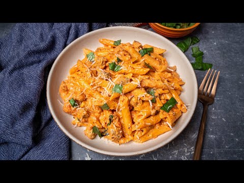 Penne alla Vodka with Sausage