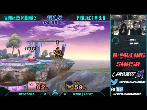 Bowling for Smash IV Project M Bracket - Tetraflora (Kirby) vs. Kzoo | Lordy (Ike)