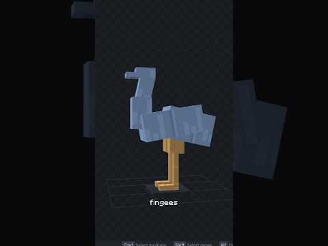 How I made my emu mod #minecraft #cursedminecraft #minecraftmemes