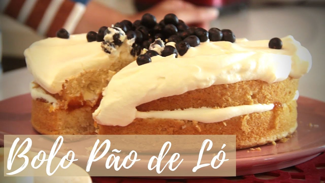 BOLO PÃO DE LÓ SEM GLÚTEN