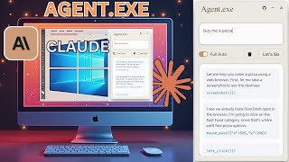 Run Locally Agent.exe Anthropic's Claude Sonnet 3.5 Computer Use Control Tutorial