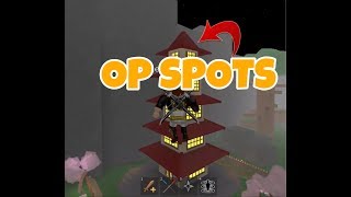 ALL SECRET SPOTS IN NINJA ASSASSIN! (ROBLOX)