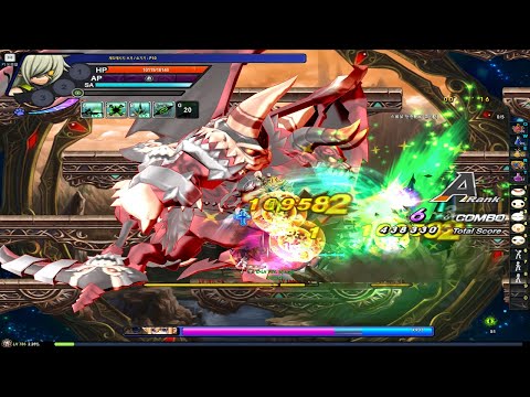 GrandChase - Zero Awakening 4th Bar Skill New MP4 "Violent Death"