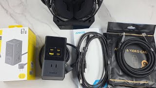 The Ultimate Power & Speed Combo: 16K HDMI 2.2 Cable, Baseus 67W Station, & Anker USB-C Review