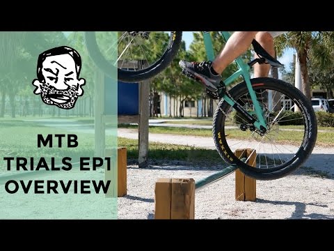 Mountain bike trials for beginners