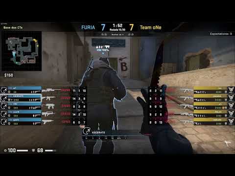 Pov csgo demo KSCERATO (33/20) Furia vs Team One - Mirage (ESL Pro League 02/09/2021)