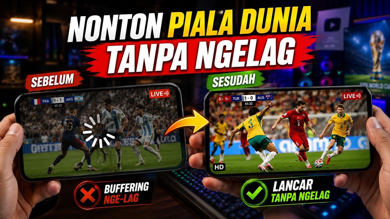Cara Nonton Live Piala Dunia Di Hp Tanpa Ngelag 