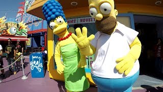 Homer Simpson & Marge Simpson Funny Meet &