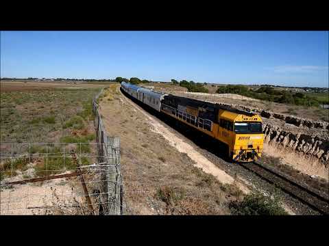 Journey Beyond Rail The OverLand Pacific National's 6MA8 Locomotive 9321 & gleaming JBR coaches