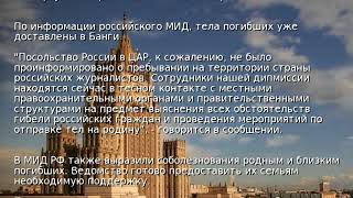 МИД России заявил о гибели трех журналистов в Африке
