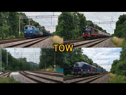Pociągi na Towarowej Obwodnicy Wrocławia 4.07.2021.