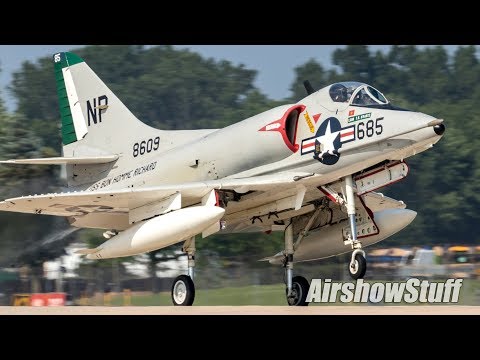 Jet Warbirds in Oshkosh (Thursday Part 1) - EAA Airventure Oshkosh 2019