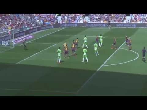 Barcelona vs Getafe 1-1 Goal Angel Lafita 03-05 2014 HD