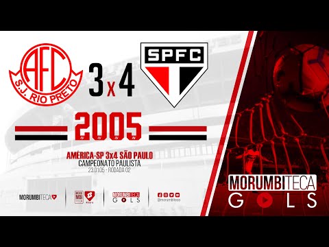 América-SP 3x4 São Paulo - Paulista 2005 - rodada 02 - 23/01/2005