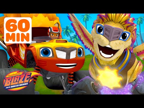60 MINUTES of Blaze's Ultimate Animal Rescues and Missions! ???? | Blaze and the Monster Machines