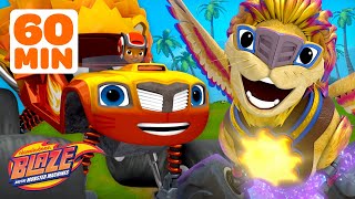 60 MINUTES of Blaze's Ultimate Animal Rescues and Missions! 🐬 | Blaze and the Monster Machines
