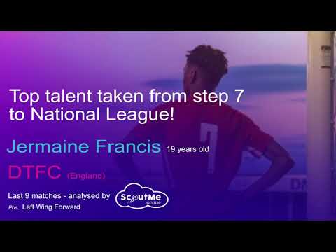 Jermaine Francis - 19 years old - from step 7 to step 5 national league