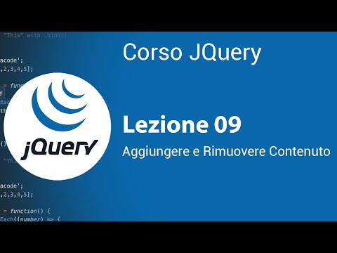 JQUERY Tutorial 09 - Adding and Removing Content