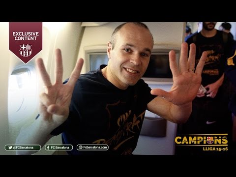 BEHIND THE SCENES: FC Barcelona La Liga celebrations 2016