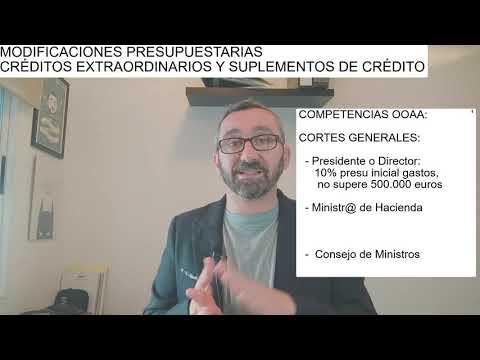 General Budget Law 47/2003 - Part 8 - Budget Amendments - Extraordinary credits and supplements