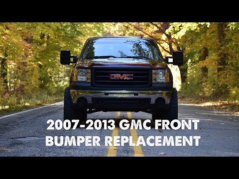 FRONT BUMPER REPLACEMENT 2007-2013 GMC SIERRA 1500