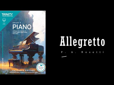 Allegretto by Francesco Antonio Rosetti - Trinity Grade 5 piano exam pieces (ext)