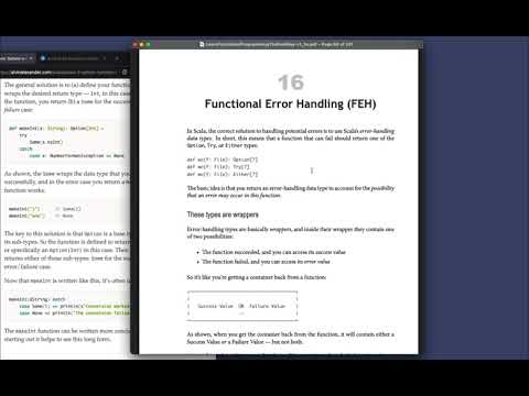 Functional Error Handling in Scala (Option, Try, and Either)