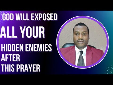 WARFARE PRAYER TO EXPOSE HIDDEN ENEMIES #prayeragainstevil #prayer #warfareprayer #evilplans