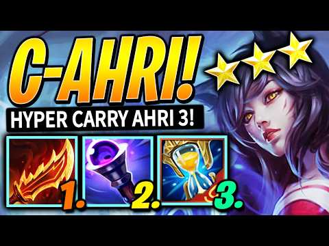 EASY FORCE AHRI 3⭐ BUILD to CLIMB RANKED FAST | TFT Set 16 Meta Guide I Teamfight Tactics Best Comps