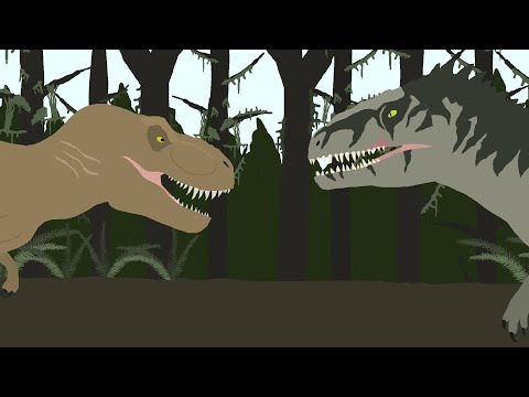T Rex vs Giganotosaurus | Jurassic World Dominion Epic Fight