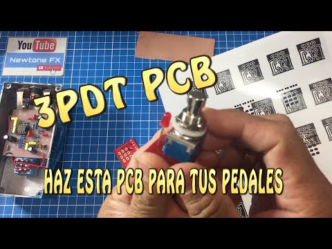 Homemade Guitar Pedal: Make a PCB for a 3PDT Switch (DIY BYOC)