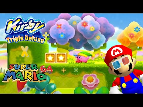 Super Mario 64 X Kirby Triple Deluxe - Floral Fields