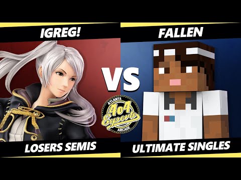 4o4 Smash Night 34 Losers Semis - Fallen (Steve) Vs. iGreg! (Robin) SSBU Ultimate Tournament