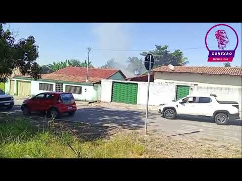 Fogo e fumaça em Área Urbana