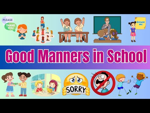 Good Manners in School | UKG Kids Lesson | Be Kind & Respectful | Primary Kids video Lesson