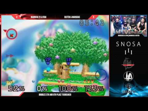 Snosa III - Madrush21 & DTan vs Dext3r & Mariguas - Doubles 5/6 Tiebreaker