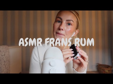 ASMR FRANS RUM tapping , läser bok