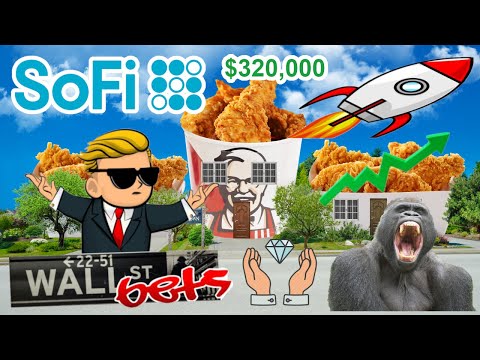 Wallstreetbets APES YOLO $320,000 on VERY RISKY SOFI FD CALL OPTIONS!