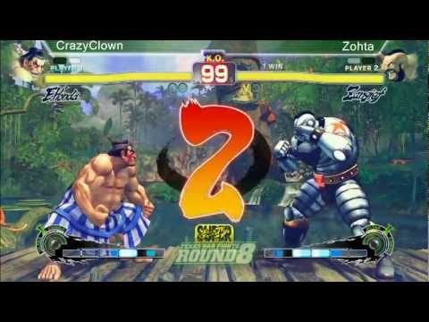 TBF8 - SF4 - CrazyClown vs Zohta