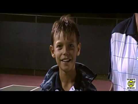 Somerville(12 year old)/Somerville vs Goodman/Kreitzer HIGHLIGHTS - Kailua Men's Night Doubles 2014
